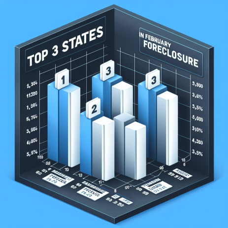 Top 3 States Leading in February Foreclosures