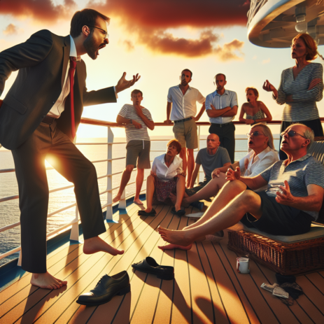 American CEO Allegedly Chokes Barefoot Cruise Passenger