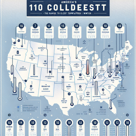 America's 10 Frostiest Cities: A Temperature Ranking