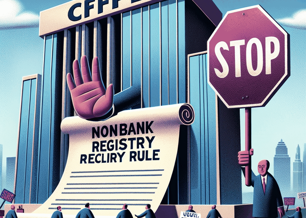 CFPB Halts Nonbank Registry Rule Following Industry Opposition