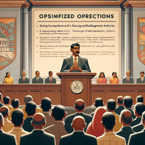 HUD's Acting Inspector General Highlights Streamlined Operations to Congress