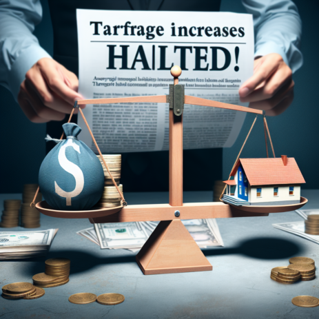 Mortgage Rate Relief as Trump Halts Tariff Increases