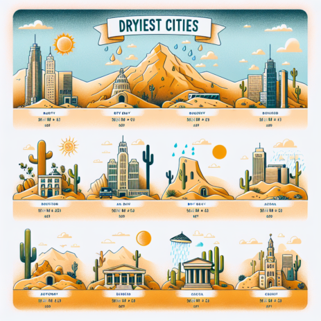 Ranking the Top 10 Driest Cities in the U.S
