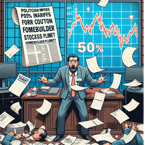 Trump Imposes 50% Tariff on China, Homebuilder Stocks Plummet